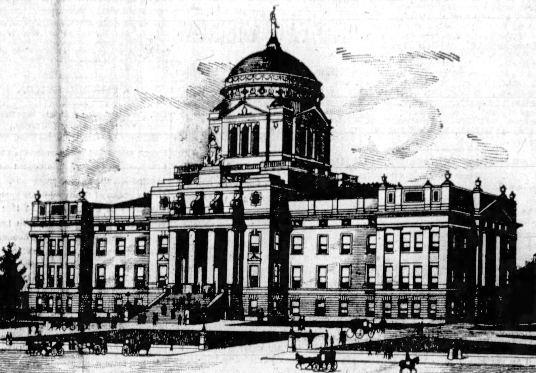 Montana State Capitol design by Bell & Kent